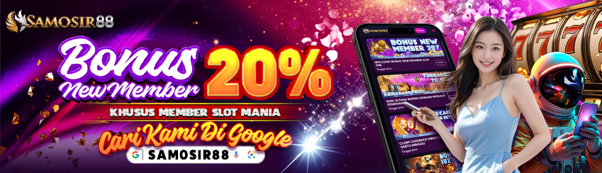 WELCOME BONUS NEW MEMBER SLOT 20%